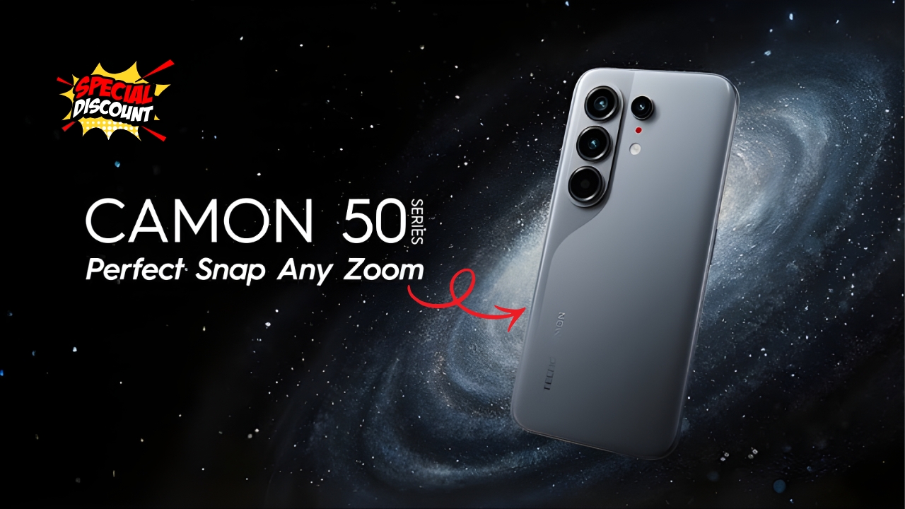 Tecno Camon 50 Series Revealed with 7000mAh Battery and Advanced Camera System